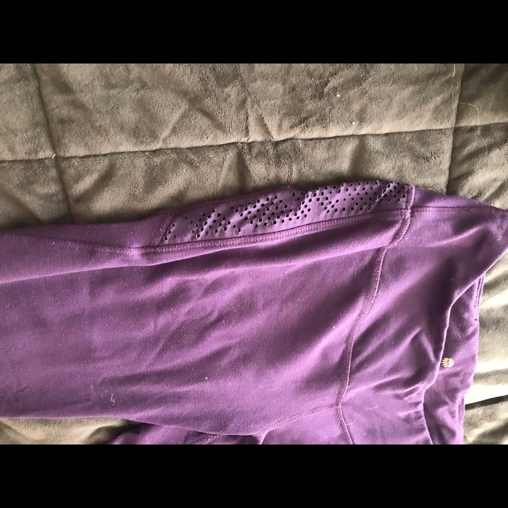 Purple soft leggings